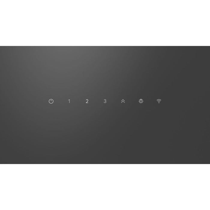 Bosch Series 6 DWK81AN60B 80cm Angled Chimney Hood - Black Glass Image 3