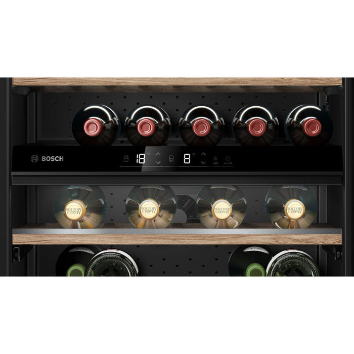 Bosch Series 6 KUW21AHG0G B/I Under Counter 60cm Wine Cooler - Black Image 2