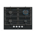 Bosch Series 6 PCP6A6I90 60cm Gas Hob - Black Image 1