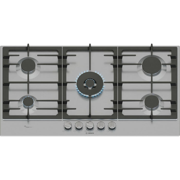 Bosch Series 6 PCR9A5B90 90cm Gas Hob - St/Steel Image 1