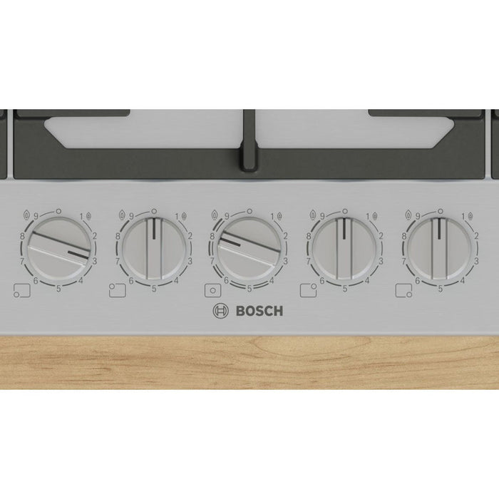 Bosch Series 6 PCR9A5B90 90cm Gas Hob - St/Steel Image 2
