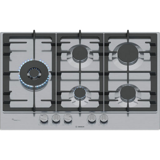 Bosch Series 6 PCS7A5I90 75cm Gas Hob - Brushed Steel Image 1