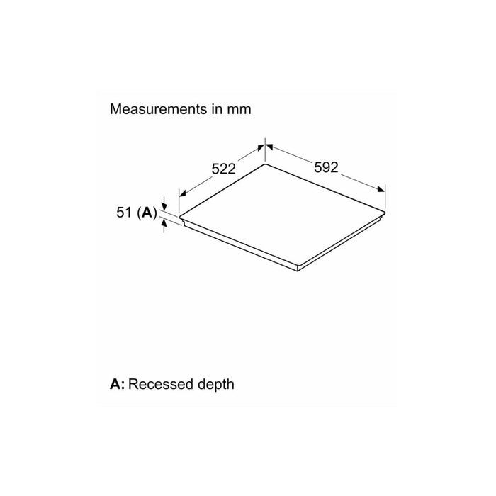 Bosch Series 6 PIX631HC1E 60cm Induction Hob - Black Image 5
