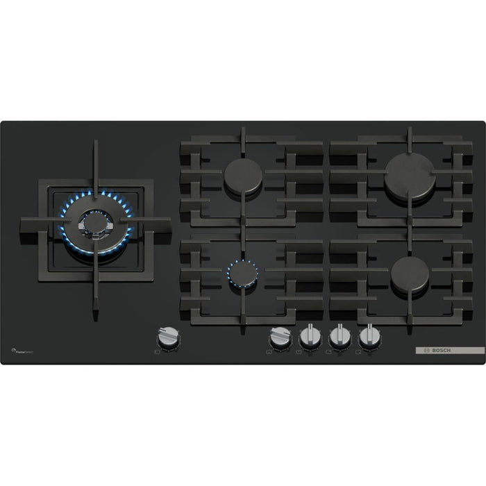 Bosch Series 6 PPM9A6I40 90cm Gas Hob - Black Image 1