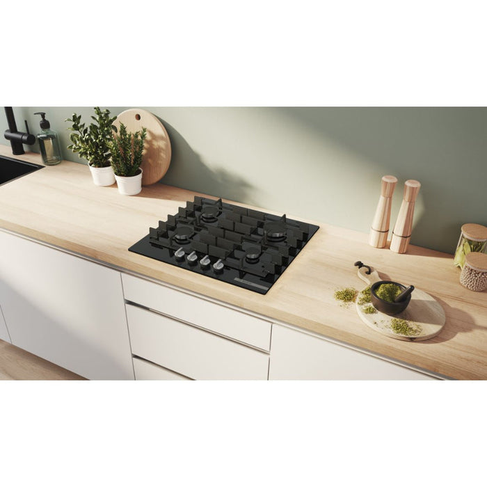 Bosch Series 6 PPP6A6I40 60cm Gas on Glass Hob - Black Image 5