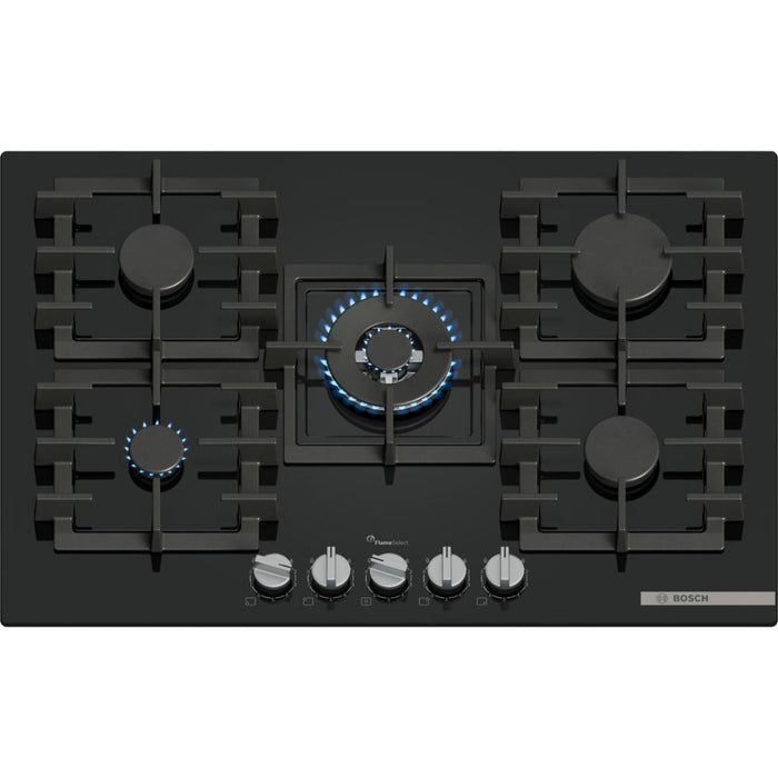 Bosch Series 6 PPQ7A6I40 75cm Gas Hob - Black Image 1
