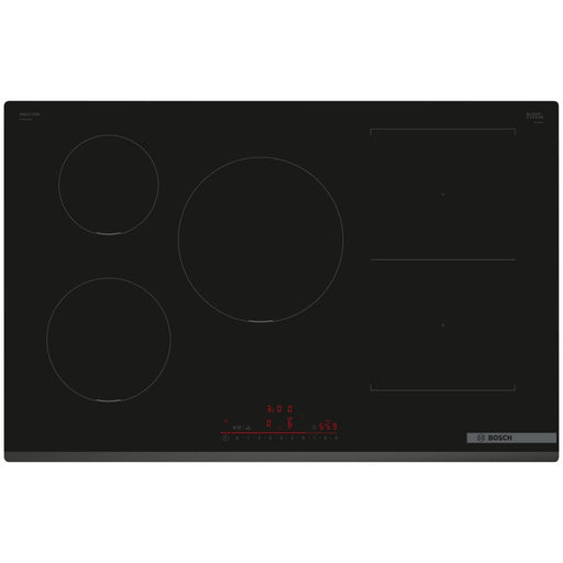 Bosch Series 6 PVW831HB1E 80cm Induction Hob - Black Image 1