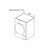 Bosch Series 6 WPG23108GB F/S 8kg Condenser Dryer - White Image 2