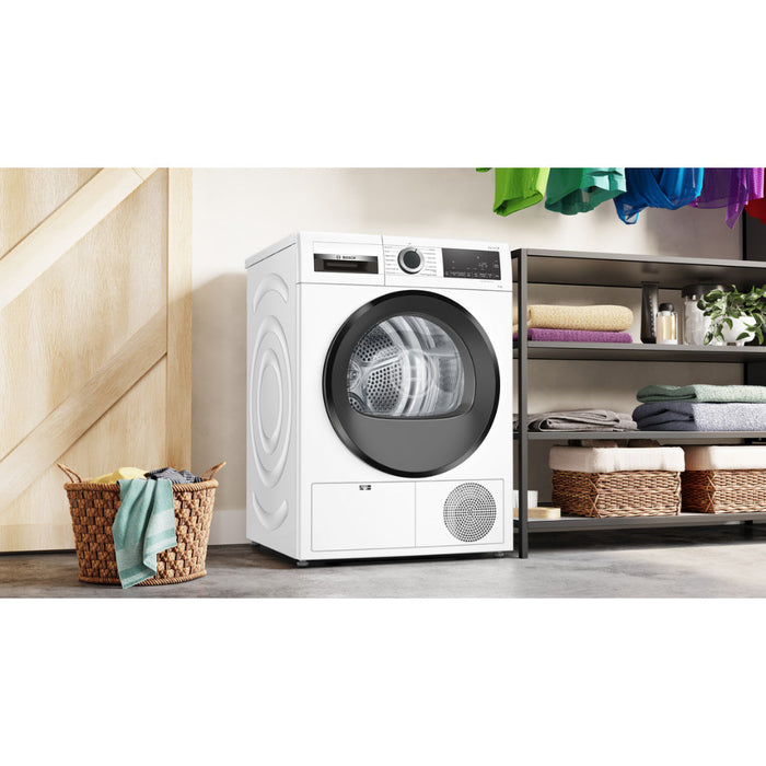 Bosch Series 6 WPG23108GB F/S 8kg Condenser Dryer - White Image 4