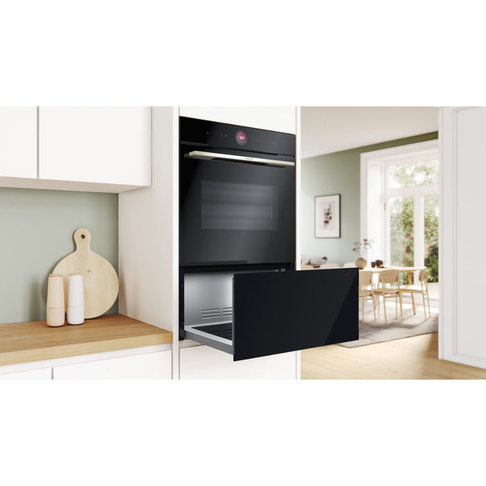 Bosch Series 8 BID7101B1B 29cm Warming Drawer - Black Image 4