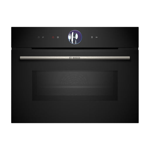 Bosch Series 8 CMG7761B1B Compact Pyrolytic Oven & Microwave - Black Image 1