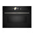 Bosch Series 8 CMG778NB1 Compact Pyrolytic Oven & Microwave - Black Image 1
