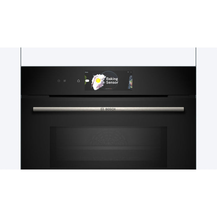 Bosch Series 8 CMG778NB1 Compact Pyrolytic Oven & Microwave - Black Image 2