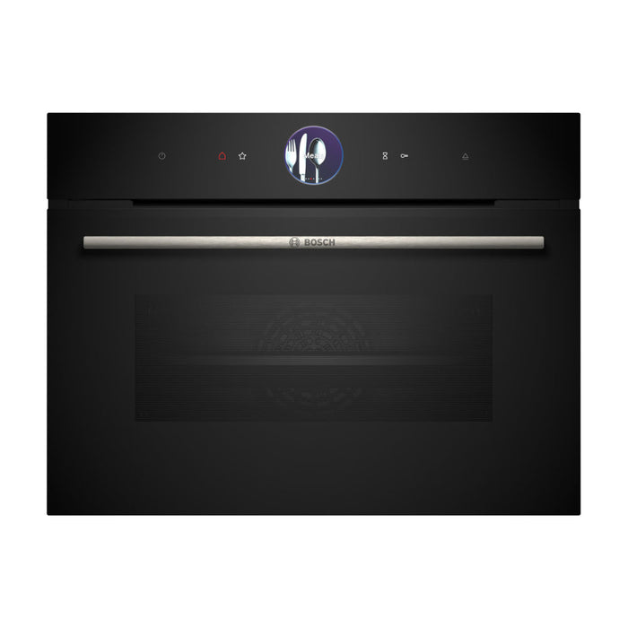 Bosch Series 8 CSG7361B1 Compact Steam Oven - Black Image 1