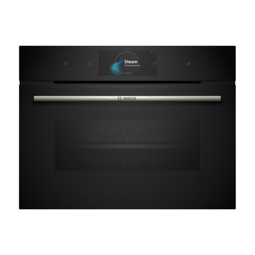 Bosch Series 8 CSG7584B1 Compact Steam Oven - Black Image 1