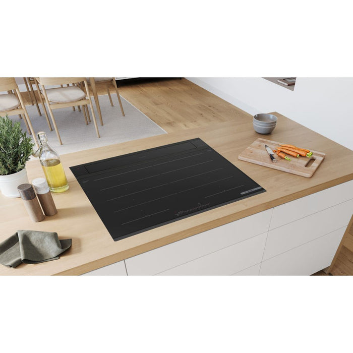 Bosch Series 8 DDW88MM60B 80cm Downdraft Hood - Black & Clear Glass Image 6