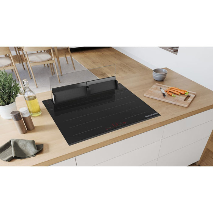 Bosch Series 8 DDW88MM60B 80cm Downdraft Hood - Black & Clear Glass Image 7
