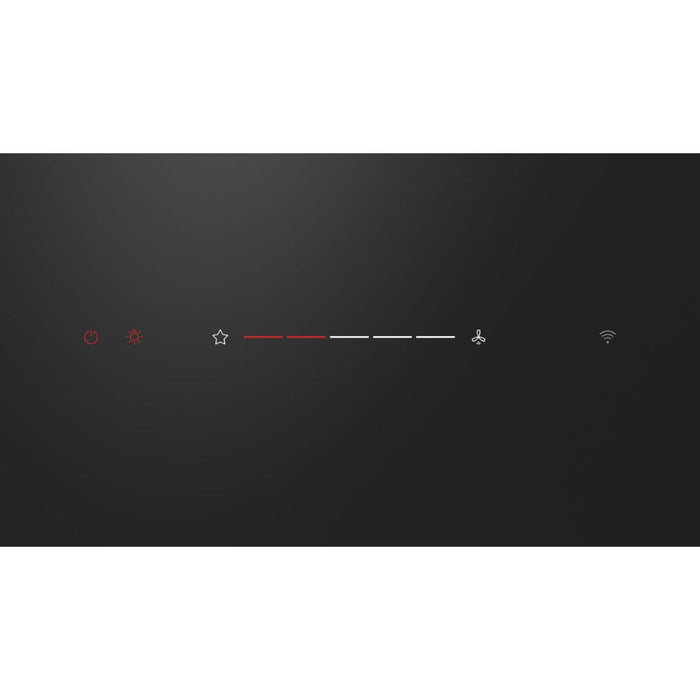 Bosch Series 8 DWK91LT60B 90cm Angled Chimney Hood - Black Glass Image 3