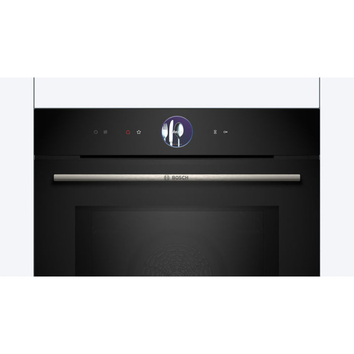 Bosch Series 8 HMG7764B1B Single Pyrolytic Oven & Microwave - Black Image 2