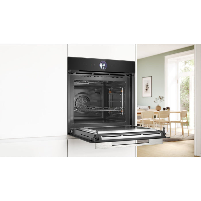 Bosch Series 8 HMG7764B1B Single Pyrolytic Oven & Microwave - Black Image 5