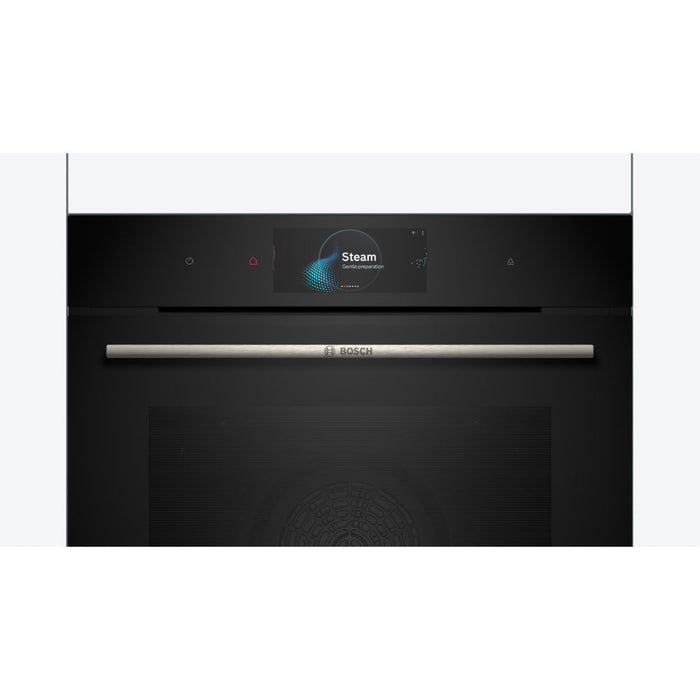 Bosch Series 8 HSG7584B1 Single Electric Oven w/Steam - Black Image 2