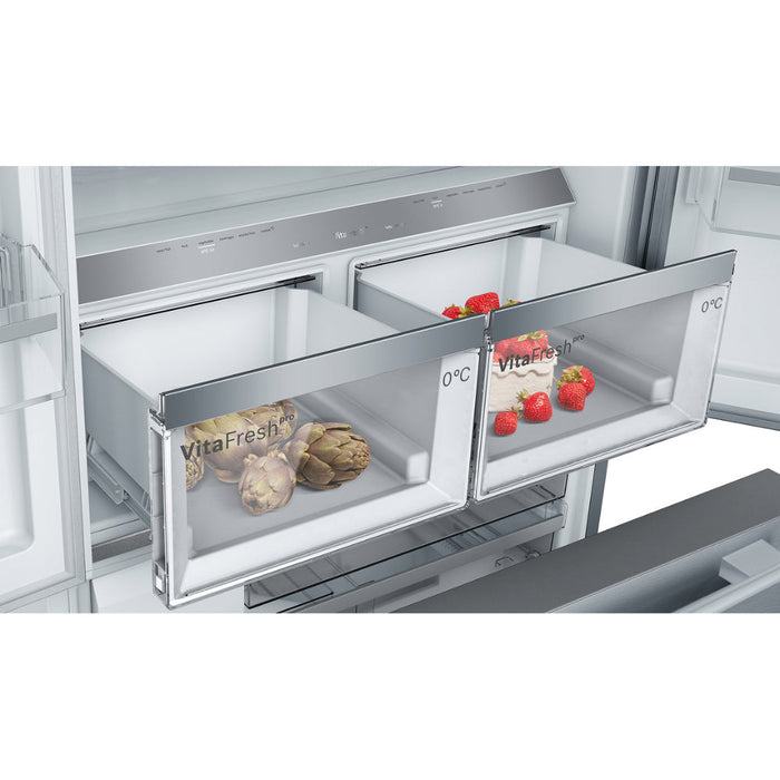 Bosch Series 8 KFF96PIEP F/S NoFrost 3 Door Fridge Freezer - St/Steel Image 6