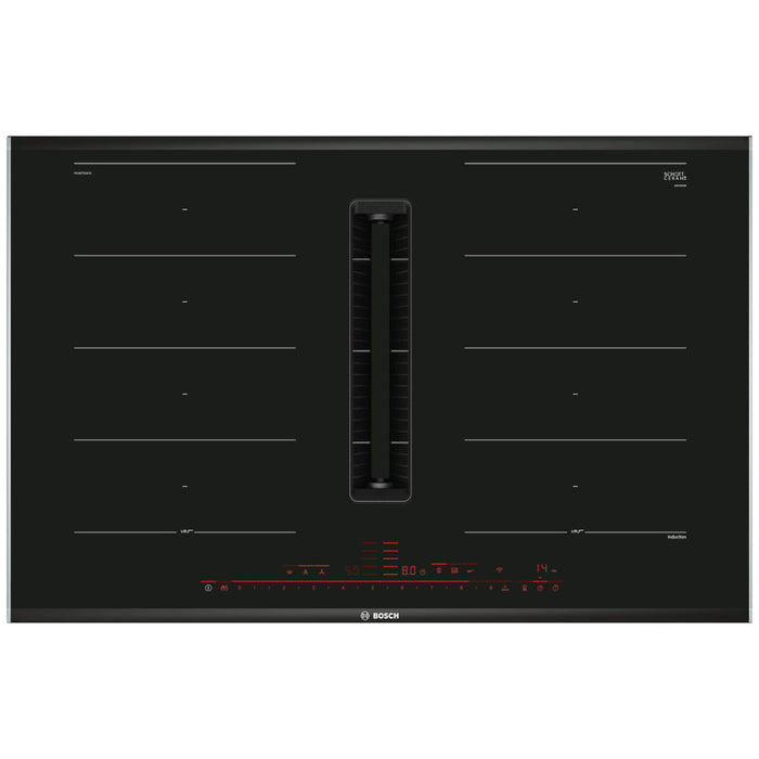 Bosch Series 8 PXX875D67E 80cm Venting Induction Hob - Black Image 1