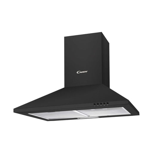 Candy CCE60NN 60cm Chimney Hood - Black Steel Image 1
