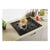 Candy CHW6LBB 60cm Gas Hob - Black Image 4