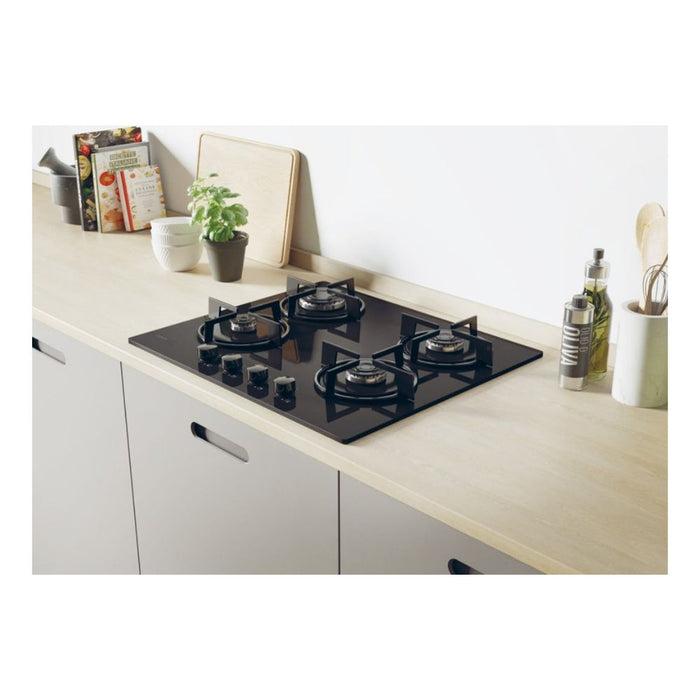 Candy CVW6BB 60cm Gas on Glass Hob - Black Image 8