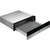 Electrolux EBD4X 14cm Warming Drawer - Black Glass & St/Steel Image 1