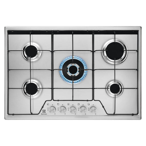 Electrolux KGS7534SX 75cm Slimline Gas Hob - St/Steel Image 1