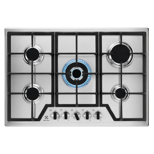 Electrolux KGS7536X 75cm Gas Hob - St/Steel Image 1