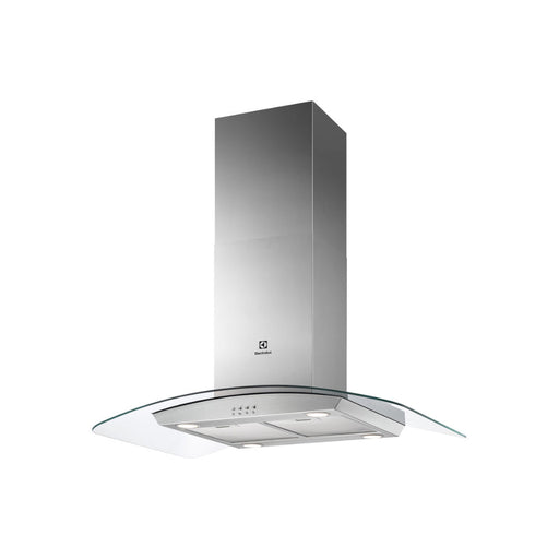 Electrolux LFI519X 90cm Curved Glass Island Hood - St/Steel Image 1