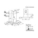 Electrolux LFL327A 60cm Flat Glass Chimney Hood - St/Steel Image 3