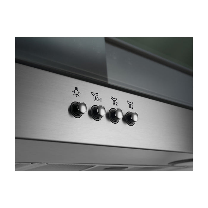 Electrolux LFL336A 60cm Flat Glass Chimney Hood - St/Steel Image 2