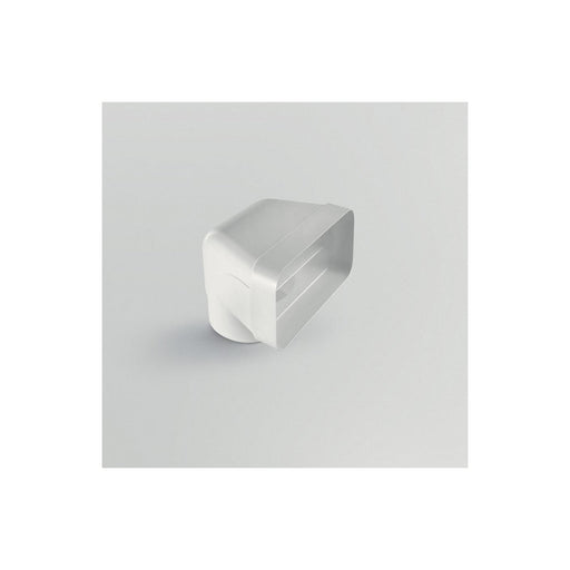 Elica 150mm Round-to-Rectangular 90&deg; Bend Vertical Fitting Image 1