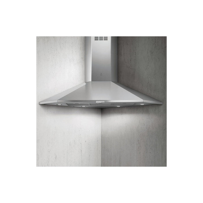 Elica Acuta 100cm Corner Chimney Hood - St/Steel Image 1