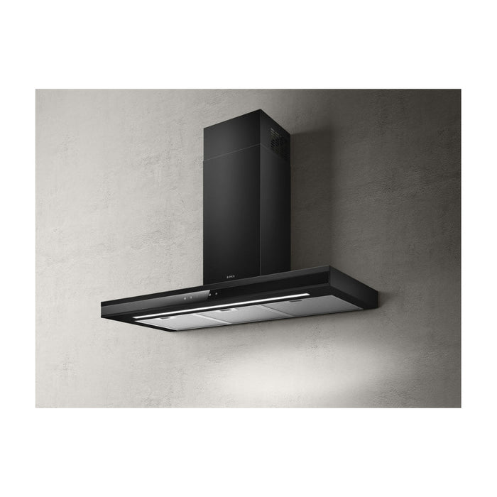 Elica Adele 90cm Chimney Hood - Matt Black Image 1