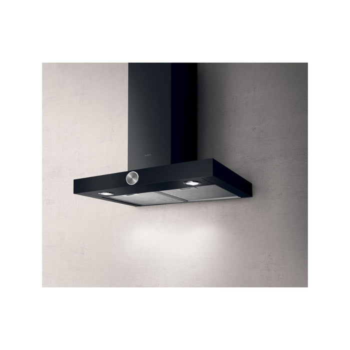 Elica Alpha Chimney Hood - Black