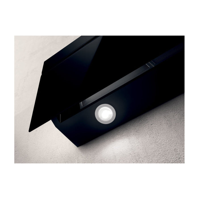 Elica Ascent 80cm Chimney Hood - White Glass Image 2