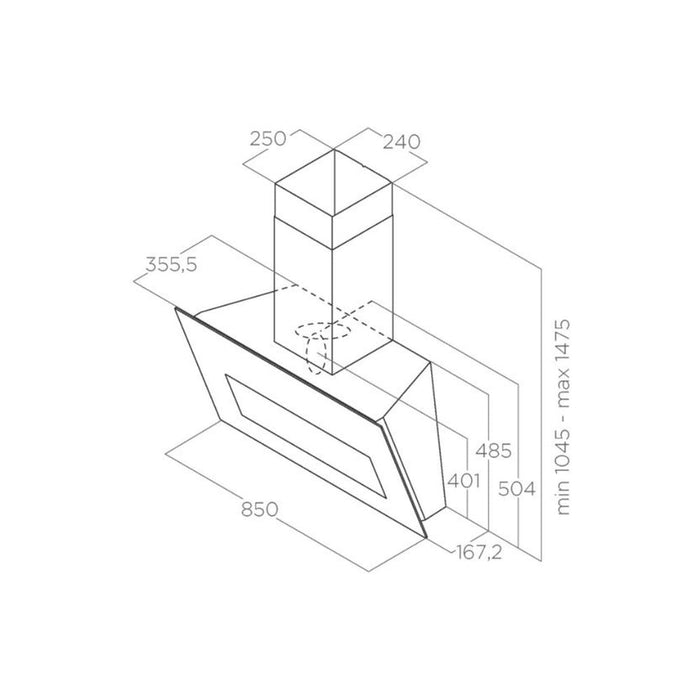 Elica Bloom-S 85cm Chimney Hood Image 4