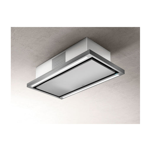 Elica Cloud Seven 90cm Ceiling Hood - St/Steel Image 1