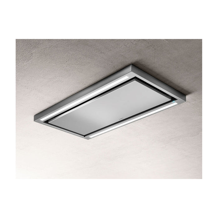 Elica Cloud Seven 90cm Ceiling Hood - St/Steel Image 5
