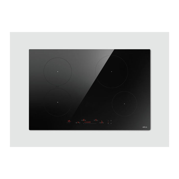 Elica Primis 804 PLUS 80cm Induction Hob - Black Glass Image 1