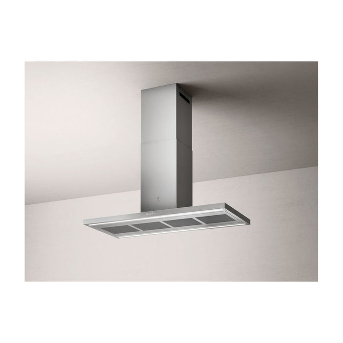 Elica Thin 120cm Slimline Island Hood - St/Steel Image 1