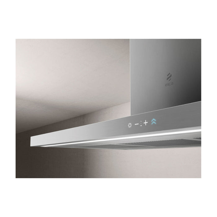 Elica Thin 120cm Slimline Island Hood - St/Steel Image 3