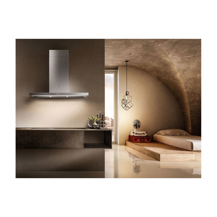 Elica Thin Slimline Chimney Hood - St/Steel Image 4