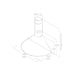 Elica Tonda Chimney Hood - St/Steel Image 2