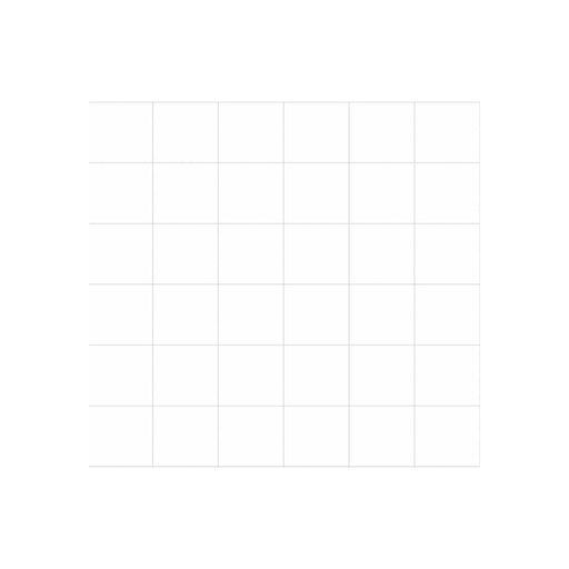 Fibo 10x10cm Square Tile Splashback - Denver White (Pk/2) Image 1